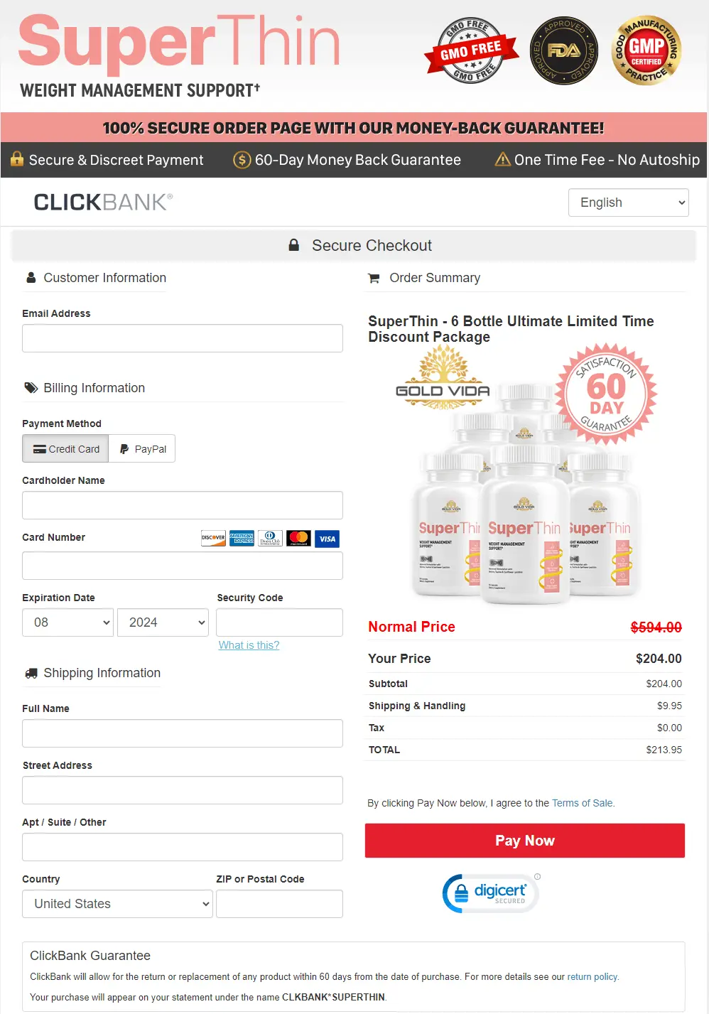 superthin buy page